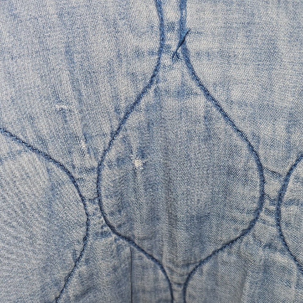 Blue Quilted Robe - Picture 6 of 7